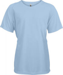 Proact Gyerek póló Proact PA445 Kids' Short Sleeved Sports T-Shirt -8/10, Sky Blue
