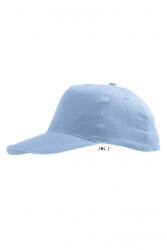 SOL'S Gyerek sapka SOL'S SO88111 Sol'S Sunny Kids - Five panels Cap -Egy méret, Sky Blue