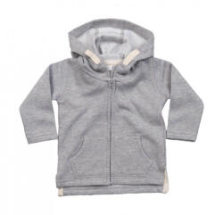 BabyBugz Gyerek kapucnis hosszú ujjú kabát BabyBugz Baby Hoodie 4-5 yrs, Heather Grey Melange