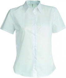 Kariban Női blúz Kariban KA540 Ladies' Short-Sleeved non-Iron Shirt -XL, White
