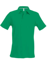 Kariban Férfi galléros póló Kariban KA241 Men'S Short-Sleeved polo Shirt -4XL, Kelly Green