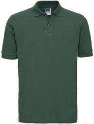 Russell Europe Férfi galléros póló rövid ujjú Russell Men's Classic Cotton Polo - S, Sötétzöld