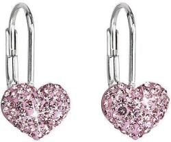 Evolution Group Rose Swarovski kristályokkal díszített fülbevaló 31125, 3 (925/1000, 1, 4 g)