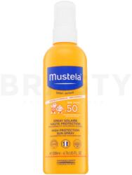 Mustela Bébé High Protection Sun Spray SPF50 napozó spray gyerekeknek 200 ml