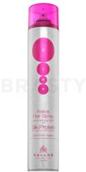 Kallos Silk Protein Hair Spray Extra Strong Hold extra erős hajlakk 750 ml