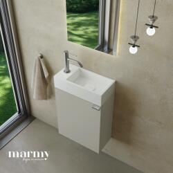 MARMY CODE 36x18x45 BALOS függ. alsószekrény, 1 ajtó, laminált (mosdó nélkül) Light Taupe 20 10 01 04 13 75 (20 10 01 04 13 75)