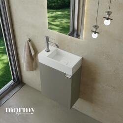 MARMY CODE 36x18x45 BALOS függ. alsószekrény, 1 ajtó, laminált (mosdó nélkül) Dark Taupe 20 10 01 04 13 74 (20 10 01 04 13 74)