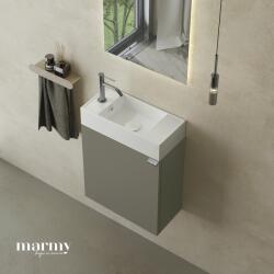 MARMY CODE 46x22x50 BALOS függ. alsószekrény, 1 ajtó, laminált (mosdó nélkül) Dark Taupe 20 11 01 05 13 74 (20 11 01 05 13 74)