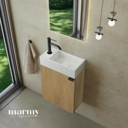 MARMY CODE 36x18x45 BALOS függ. alsószekrény, 1 ajtó, laminált (mosdó nélkül) Honey Oak 20 10 01 04 13 85 (20 10 01 04 13 85)