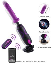 HISMITH Masina de Sex Premium Travel Fuck Machine Wireless 2.0 Hismith, Remote Control, Bluetooth Vibrator