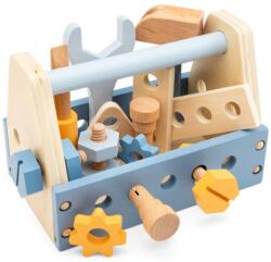 New Classic Toys Set de unelte din lemn (CLAS_10551) Set bricolaj copii