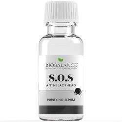 BIOBALANCE SOS tisztító szérum, tisztító szérum mitesszerek ellen, Bio Balance, 20 ml