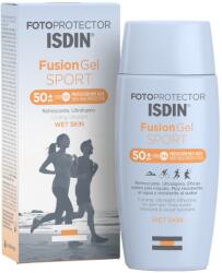 ISDIN Ultrakönnyű átlátszó gél hűsítő hatással ISDIN Fusion Gel Sport, SPF 50, fényvédelemre, 100ml