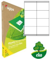 agipa Etichete universale reciclate 105x70mm Agipa A4 100 coli