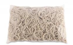 OFFICE products Benzi de cauciuc pentru birou, 40 mm, 1 kg, albe