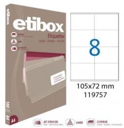 etibox Etichete universale 105x72mm Etibox A4 100 coli