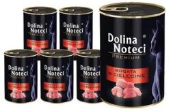 Dolina Noteci Premium Bogata borjúhúsban felnőtt macskáknak 12 x 400 g
