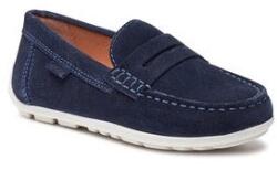 GEOX Fiú mokaszin, Geox, 303482411, Valódi bőr, 29, Kék (0000303482411_29)