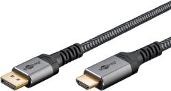 Goobay 65269 DisplayPort 1.2 - HDMI 2.0 Kábel 2m - Szürke (65269) (65269)