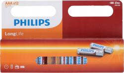 Philips Cink-szén akkumulátor Philips AAA (R3) 12 db (695903384115) (695903384115)