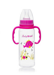 Baby Bruin fogantyús cumisüveg, 240 ml (lányos)