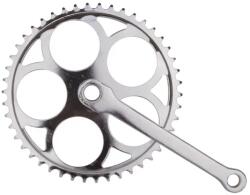 Csepel ékes single speed hajtómű, acél, 46T, 170 mm, krómozott