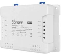 SONOFF 4CH (R3) Wi-Fi-s és RF-es időzíthető kapcsoló relé négy áramkörhöz (4CHR3) (4CHR3) (4CHR3)