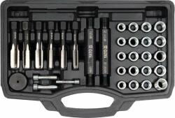 TOYA DÖRZSÁRHÜVELY KÉSZLET GYERTYA MENETEK JAVÍTÁSÁHOZ 32db-os (YT-17710) (YT-17710)