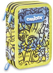 CARIOCA Penar Penar echipat cu 3 compartimente Carioca Comics, bleu-galben (CA-130552) Penar