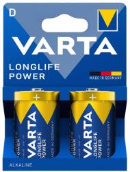 VARTA 4920121422 - 2 db LONGLIFE POWER LR20/D 1, 5V alkáli elemek 4920121422 (VA0272)