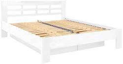 Fines Franciaágy tömör fából tárolóhellyel ANGELA 180x200 cm fehér 8590828141631 (FS0032)