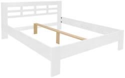 Fines Angela tömör fából készült franciaágy 180x200 cm fehér 8590828141341 (FS0026)