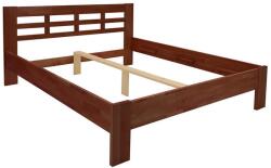 Fines Franciaágy tömörfa ANGELA 180x200 cm sötét dió 8590828141303 (FS0025)