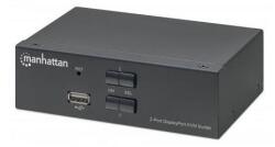 Manhattan 153546 KVM kapcsoló Fekete (153546) (153546)