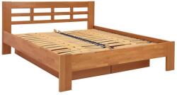 Fines Felesleges ágy tömör fából, tárolóhellyel ANGELA 180x200 cm dió 8590828141433 (FS0028)