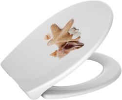 Duschy Shell Lux wc ülőke lecsapodás-gátlós fehér 805-17 (80517)