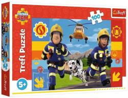 Trefl 16518 - Sam, a tűzoltó - 100 db-os puzzle (16518)