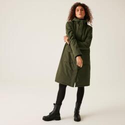 REGATTA Yarli Női bélelt meleg kabát 15000 vízálló és lélegző barna|zöld