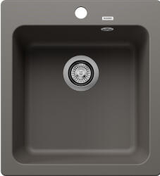 BLANCO Naya 45 Silgranit mosogató lefolyógarnitúrával, vulkánszürke 527309 (527309)