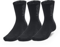 Under Armour Unisex zokni Under Armour UA 3-Maker Mid-Crew (3 pár) L fekete