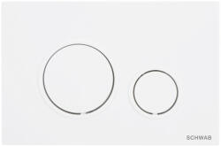  Schwab Vela nyomólap rejtett tartályokhoz, matt fehér P47-0131-0400 (P47-0131-0400)