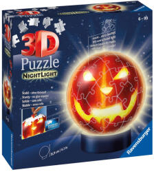 Ravensburger Puzzle 3D Halloween Luminos - 72 piese (ARA-RVS3D11253)