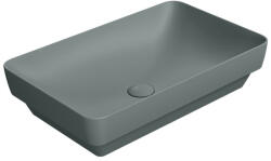 SAPHO GSI Pura pultra helyezhető kerámia mosdó 60x38 cm, matt agave 883704 (883704)