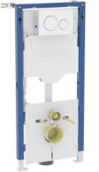 Geberit Sigma WC szerelőelem 112 cm Sigma falsík alatti öblítőtartállyal és Sigma20 nyomólappal, fehér/fényes króm 111.301. KJ. 6 (111.301.KJ.6)