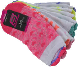 Skechers Gyerek zokni, Skechers Girls 6pk3D Heart Low Cut 34 színes