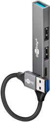 Goobay 74458 USB-A 3.2 HUB 4-port - Szürke (74458) (74458)