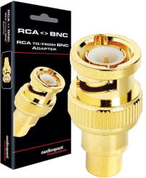 Audioquest Media convertor Adaptor RCA mama la BNC Audioquest RCA2BNC-S (RCA2BNC-S)