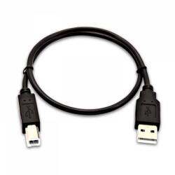 V7 V7USB2AB-50C-1E USB kábel 0, 5 M USB 1.0 USB A USB B Fekete (V7USB2AB-50C-1E) (V7USB2AB-50C-1E)