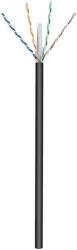 Goobay 77625 networking cable Black 100 m Cat6 U/UTP (UTP) (77625)