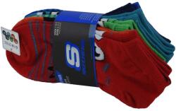 Skechers Gyerek zokni, Skechers 6pk Boys Non Terry Low Cut Socks 34 színes
